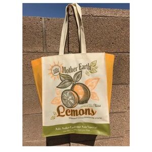 One Summer Reusable Whole Foods Bag Environmentally Friendly Retro Tote